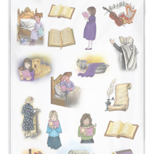 מדבקות לתלמידה הדמיה